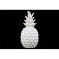 thumbnail image 1 of Urban Trends Collection 46908 Ceramic Pineapple Figurine, White, 1 of 3