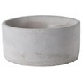 thumbnail image 1 of Urban Trends Collection 53626 Cement Round Concrete Pot with Fading Abstract Design Body, Gray - Small, 1 of 1