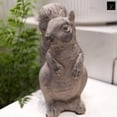 thumbnail image 1 of Ellric Sitting Squirrel Cement Figurine, 1 of 4