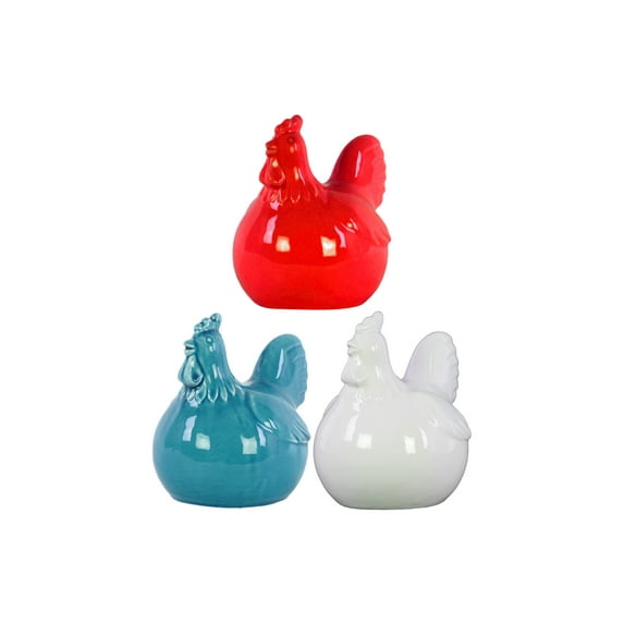 Urban Trends Collection: Ceramic Chicken Figurine Gloss Finish