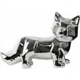thumbnail image 1 of Urban Trends Collection: Ceramic Fox Figurine, Polished Chrome Finish, Silver, 1 of 2