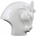 thumbnail image 1 of Urban Trends Collection: Ceramic Horse Head, Polished Chrome Finish, Silver, 1 of 2