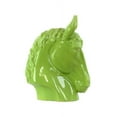 thumbnail image 1 of Urban Trends Collection Ceramic Horse Head SM Gloss Green, 1 of 2