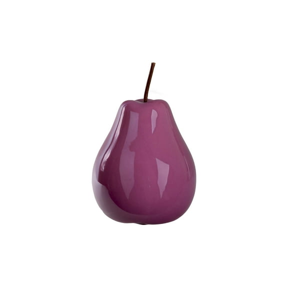 Urban Trends Collection: Ceramic Pear Figurine Finish Orchids