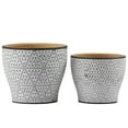 thumbnail image 1 of Ceramic  Pot Matte Finish Multi-Colored 4.75", 1 of 1