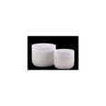 thumbnail image 1 of Stipple Patterned Round Ceramic Pot With Banded White Rim, Set Of 2, Cream, 1 of 4