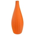 thumbnail image 1 of Urban Trends Collection  Ceramic Round Vase with Round Lip Pimpled Design & Rounded Bottom, Matte Orange, 1 of 1
