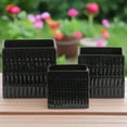 thumbnail image 1 of Primrose Ceramic Square Planter Set (Set of 3), 1 of 5