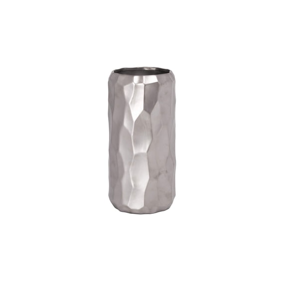 Hale Embossed Ceramic Cylindrical Vase