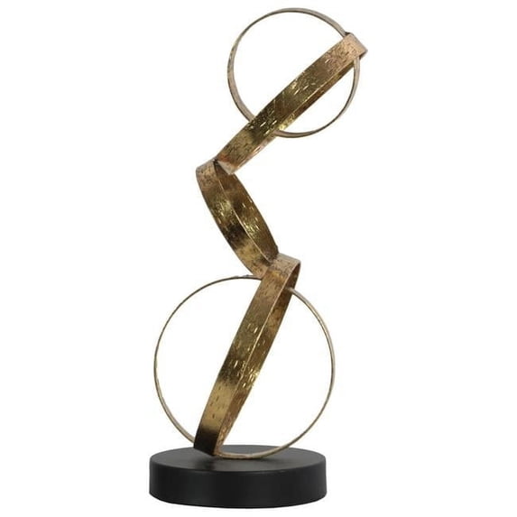The Zola Metal Cascading Circles Sculpture