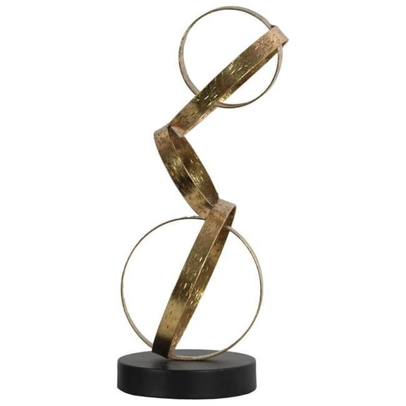 The Zola Metal Cascading Circles Sculpture