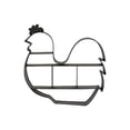thumbnail image 1 of Urban Trends Collection: Metal Chicken Shelf, Coated Finish, Black, 1 of 2