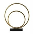 thumbnail image 1 of Metal Sculpture Metallic Finish Gold-16.5"H, 1 of 3