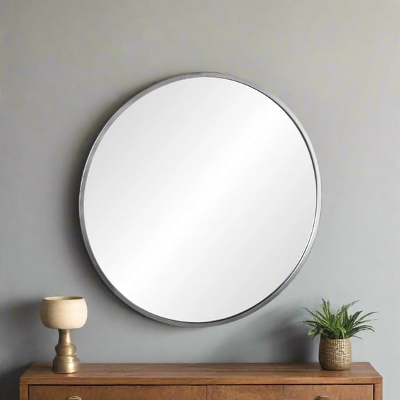 Kairo Metal Round Wall Mirror