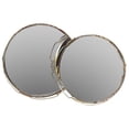 thumbnail image 1 of Urban Trends Collection  Metal Tray with Glass Base Set of Two, 1 of 2