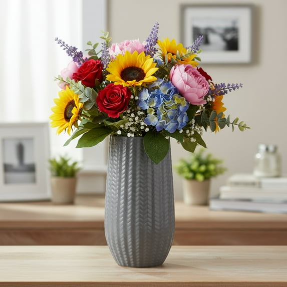 Sybil Ceramic Round Vase