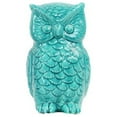 thumbnail image 1 of Urban Trends Collection Turquoise Gloss Ceramic Owl Figurine, 1 of 2