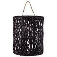 thumbnail image 1 of Urban Trends Collection: Wood Lantern Coated Finish Black 19", 1 of 1