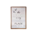 thumbnail image 1 of Wood Rectangle Wall Decor Distressed Finish Polychromatic-23.50"H, 1 of 1