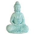 thumbnail image 1 of Urban Trends Dhyana Mudra Rounded Ushnisha Ceramic Meditating Buddha, 1 of 2