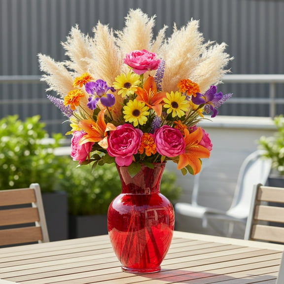 Urban Trends Ginger Glass Lae Vase