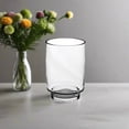 thumbnail image 1 of Urban Trends Glass Vase Cylder Footed, 1 of 5