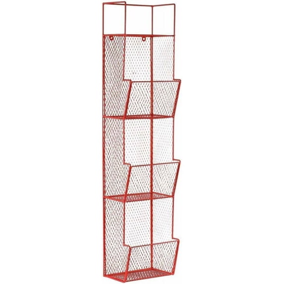 Urban Trends Metal Wall Rack with Shelf