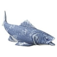 thumbnail image 1 of Porcelain Common Carp Fish Figurine Gloss Finish Blue-6.50"H, 1 of 1