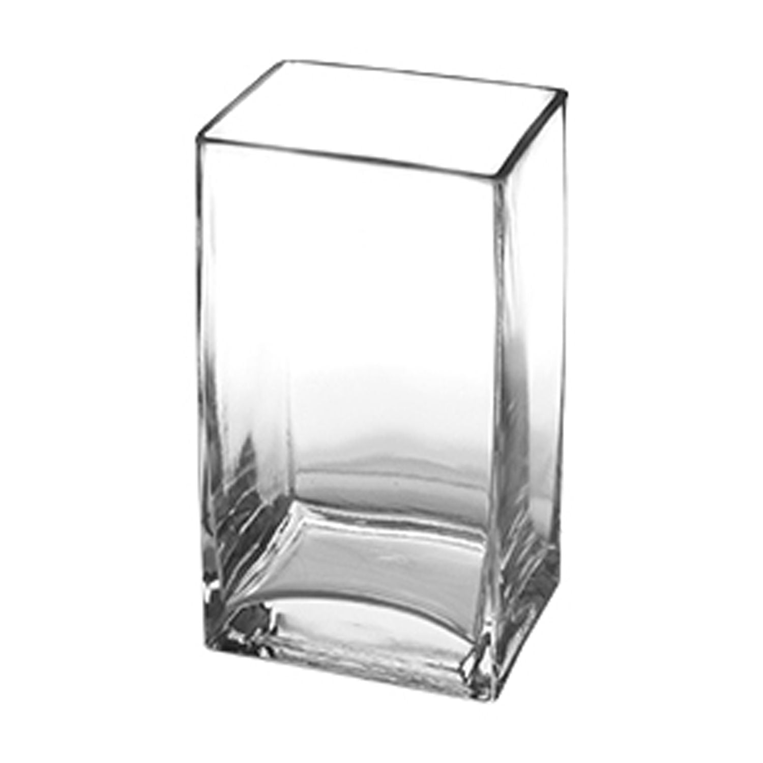 Translucent Glass Rectangular Urban Trends Rectangle Clear Glass - Walmart.com