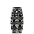 thumbnail image 1 of Urban Trends Ceramic Vase With Silver Finish 50553, 1 of 2