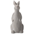 thumbnail image 1 of Terracotta Rabbit Figurine Coated Finish Gray-12.75"H, 1 of 4