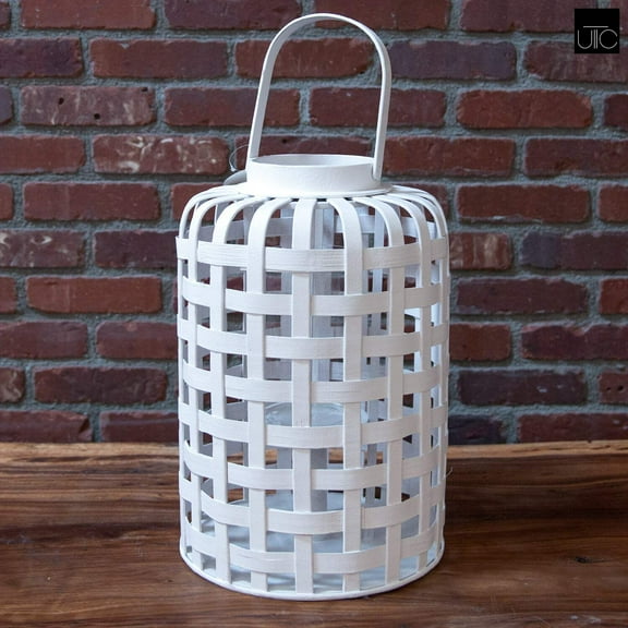 Velden Round Lattice Lanterns (Set of 2)