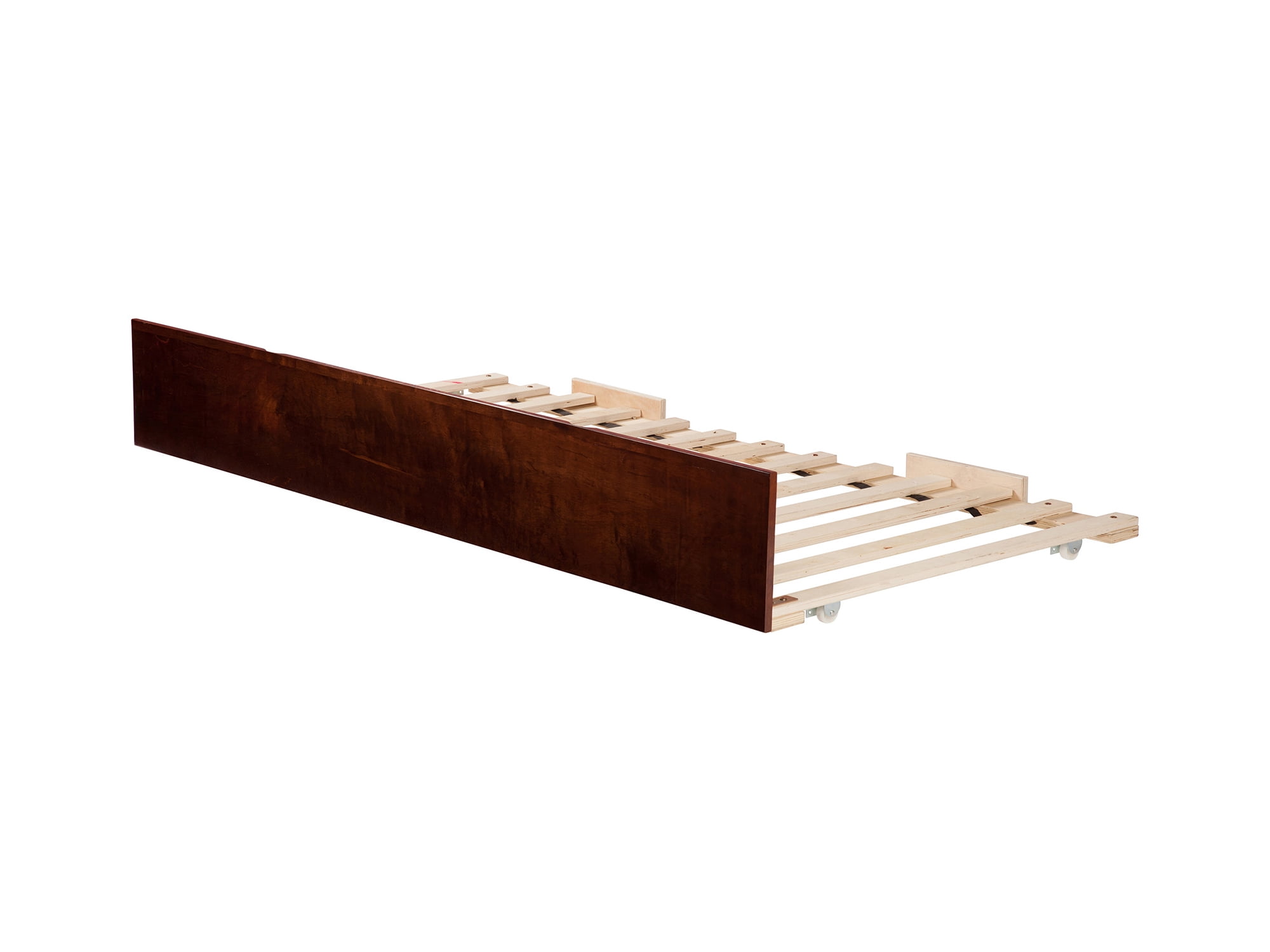 Walnut Twin XL Urban Trundle Bed with Sleek Design