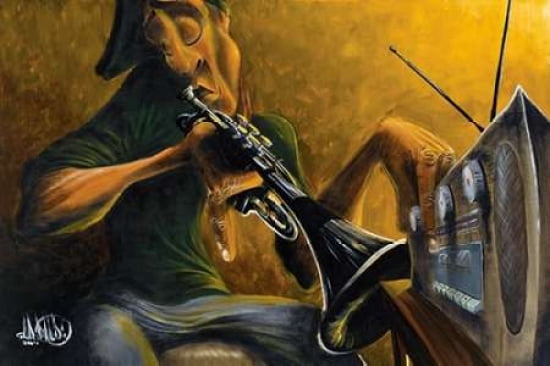 Urban Tunes Canvas Art - David Garibaldi (24 x 36)