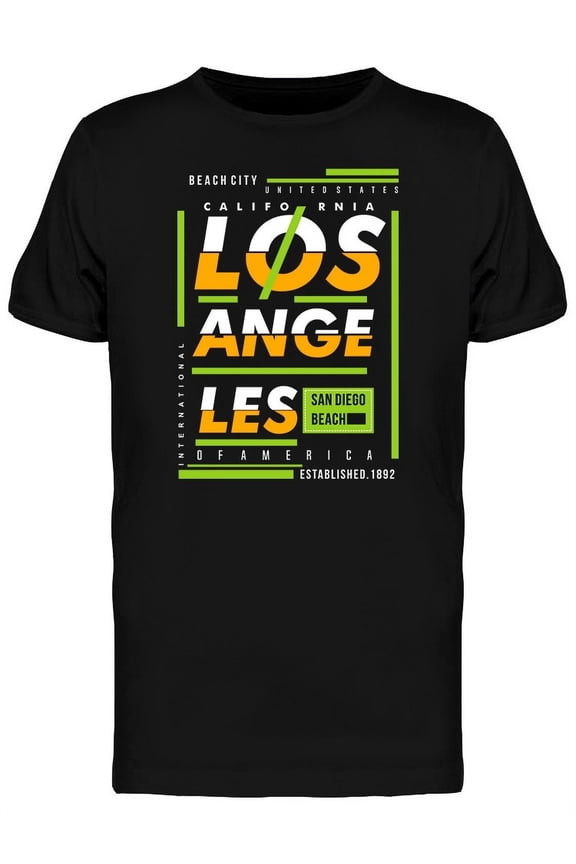 Urban United States Cities T-Shirt Men -Image by Shutterstock, Male Large