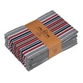 thumbnail image 1 of Urban Villa Kitchen Towels Waffle Stripes Dish Towels for Kitchen Grey Color Set of 6 Kitchen Towels Highly Absorbent Cotton Over Sized 20X30 in with Mitered Corners Kitchen Hand Tea Towels, 1 of 5