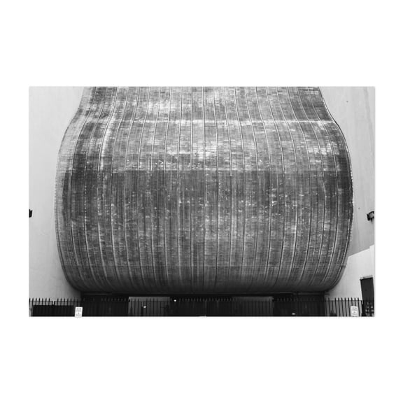 Urban Wave - Manhattan New York Photography Architecture Abstract Industrial Art Deco Modern Art Geometric Black and White Unframed Wall Art Print 12 x 18 inches