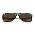 thumbnail image 1 of Urban Y2K Wrap Around Sport Plastic Windbreak Oval Sunglasses Green - Brown, 1 of 8