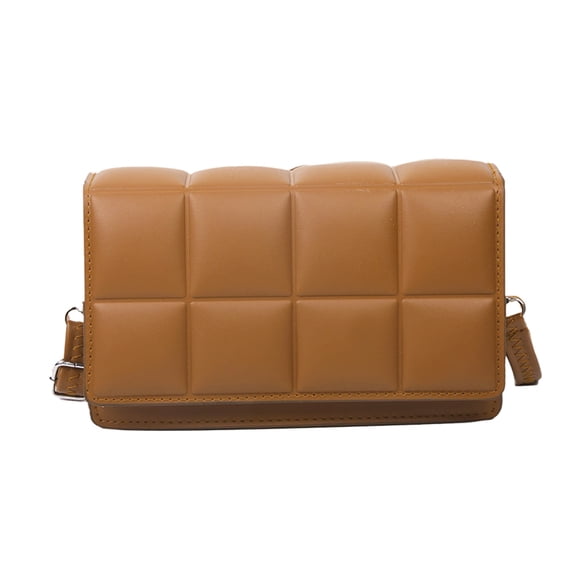 Urban minimalist fashion small square bag, crossbody shoulder bag-Ginger yellow