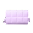 thumbnail image 1 of Urban minimalist fashion small square bag, crossbody shoulder bag-Light purple, 1 of 5