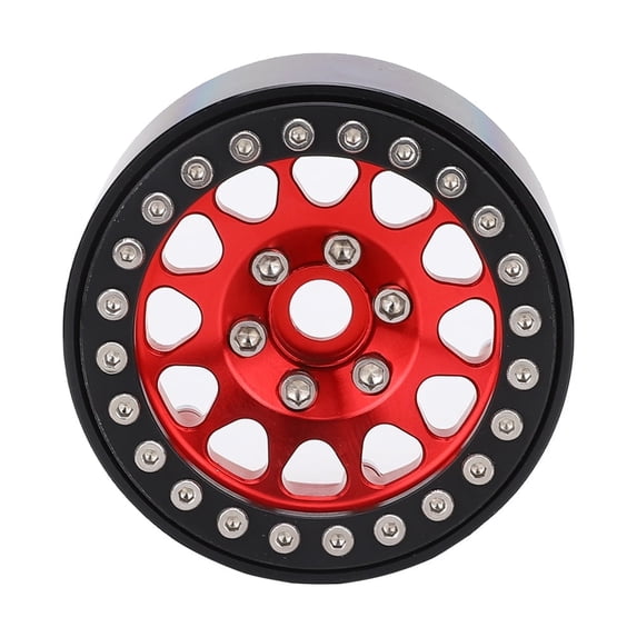 UrbanEden 4Pcs 1:10 RC Crawler Car Metal Wheel Hub Car Tire Fit For Axial SCX10 / SCX10II / 90046 / 90047,RC Wheel Rim,RC Crawler Part