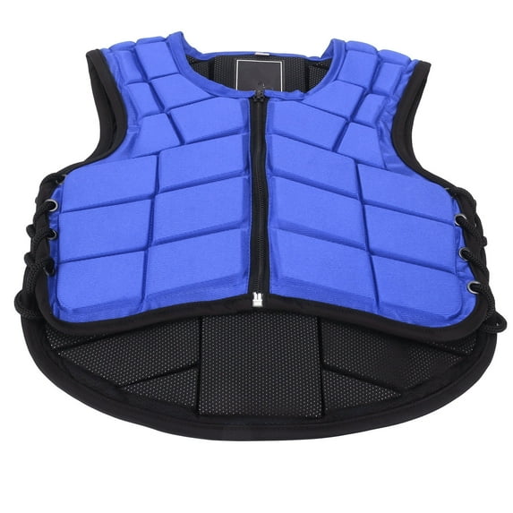 UrbanEden Horse Riding Body Protector For Kids, Horse Riding Vest, Foam Padded Horse Riding Protective Gear Body Protector Blue