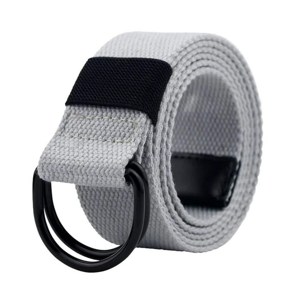 UrbanLoop Canvas Belt - Durable Double D-Ring Buckle for Men Women