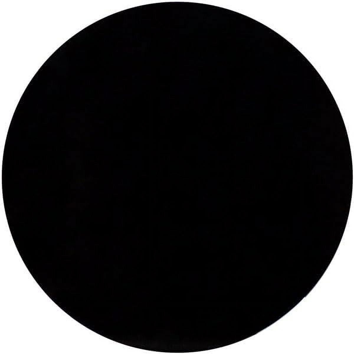 UrbanMingle Marketing Holders 6” Round Disc 1/4" Thick DIY Black