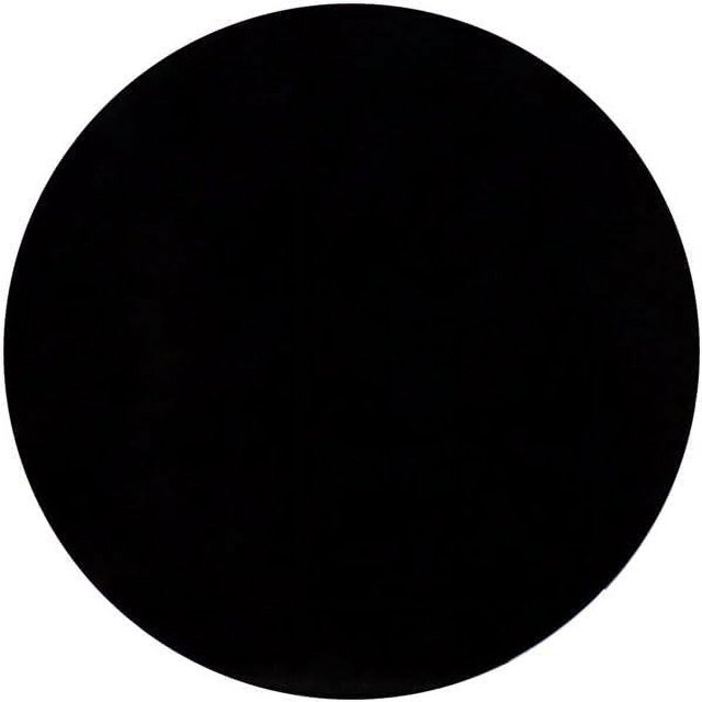 UrbanMingle Marketing Holders 6” Round Disc 1/4" Thick DIY Black