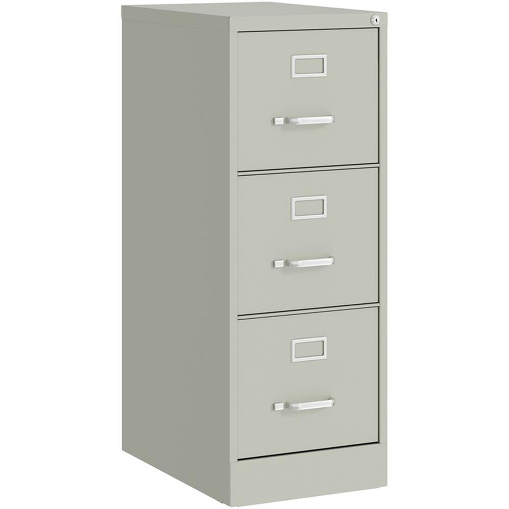 UrbanPro Metal Light Gray Filing Cabinet Vertical 3-Drawers 40.19"H Unassembled