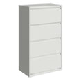 thumbnail image 1 of UrbanPro 30" 4-Drawer Modern Metal Lateral Filing Cabinet in White, 1 of 5