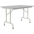 thumbnail image 1 of UrbanPro 30"W x 48"D Metal & Wood Folding Table in Gray Granite, 1 of 5