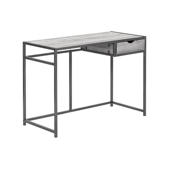 UrbanPro Computer Desk Home Office Laptop Storage Drawer 42"L Work Metal Gray