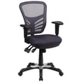 thumbnail image 1 of UrbanPro Contemporary Mid Back Mesh Swivel Office Chair in Dark Gray, 1 of 9